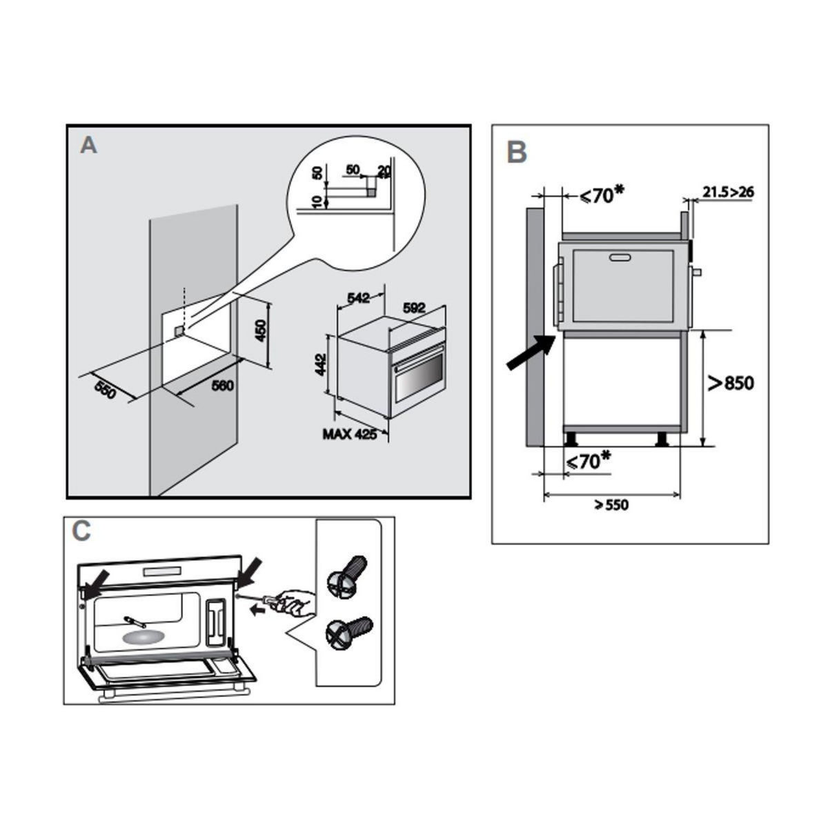 De Dietrich Four encastrable fonction vapeur DKV4530X AI Steam