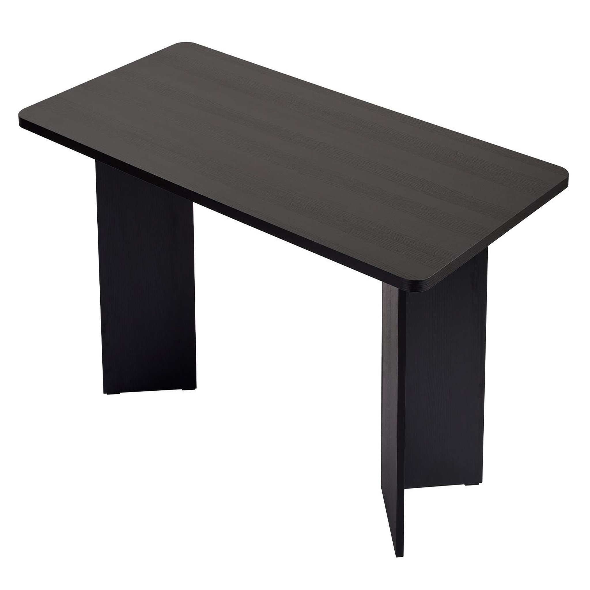 Habitat et Jardin Table à manger en bois  linza  180 x 90 x 75 cm - bois noir