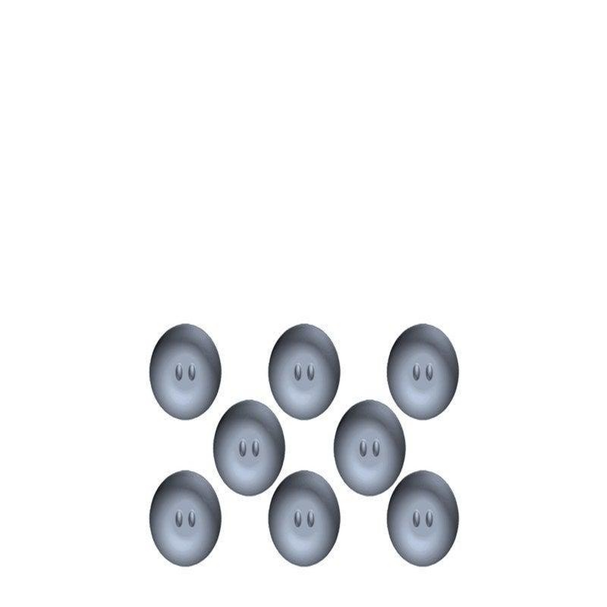 CENTRALE BRICO Lot de 8 patins adhésifs alvéolé eur, SCOTCH, diam.19 mm, gris
