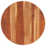 VIDAXL Dessus de table bois massif d'acacia rond 15-16 mm 80 cm