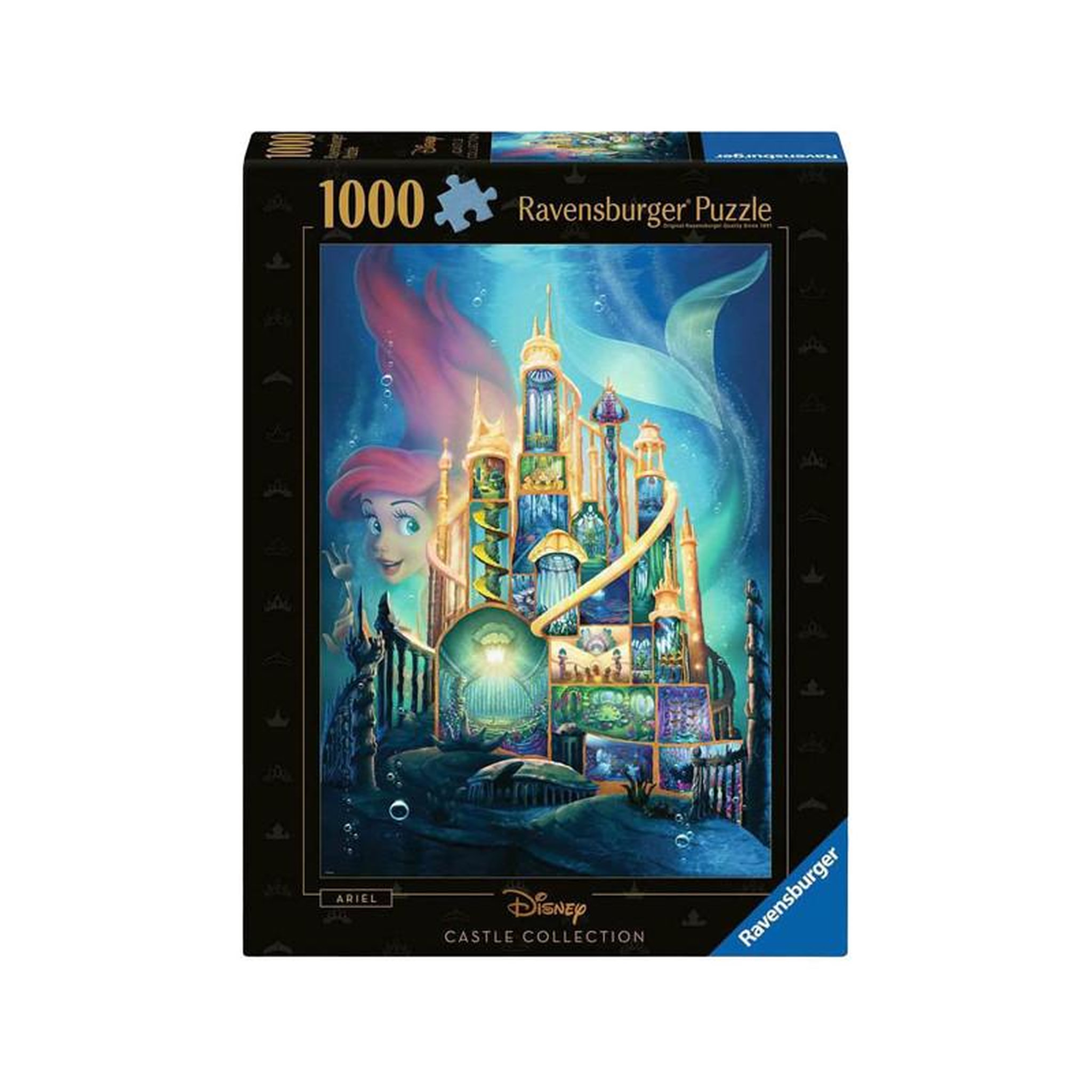 RAVENSBURGER Ravensburger - Jigsaw puzzle Disney Castles Ariel, 1000 pcs. 120002659