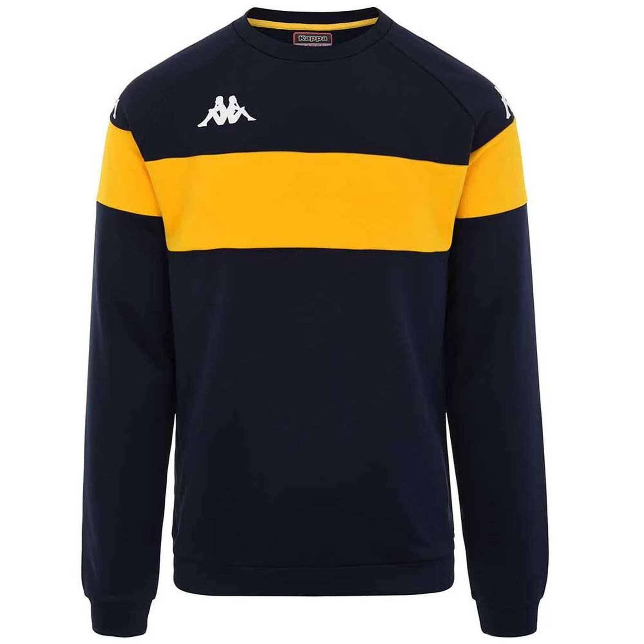 Voir la diapositive 1 : KAPPA Sweat Marine/Jaune Homme Kappa Dido