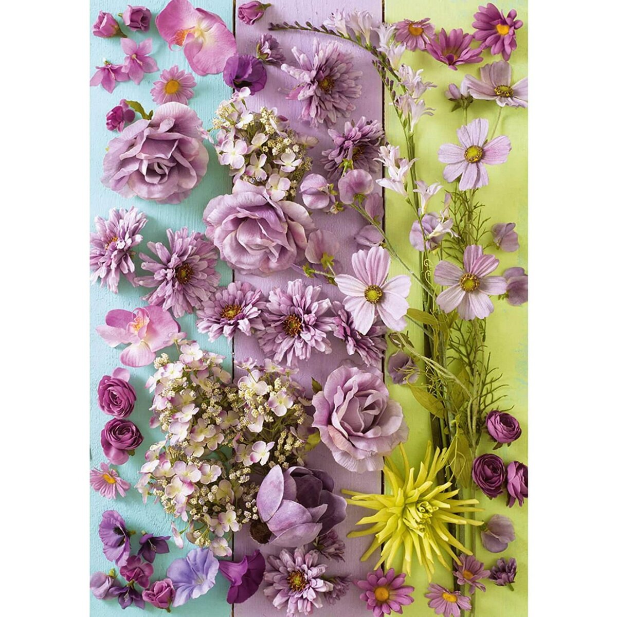 Schmidt Puzzle 1000 pièces : Fleurs violettes
