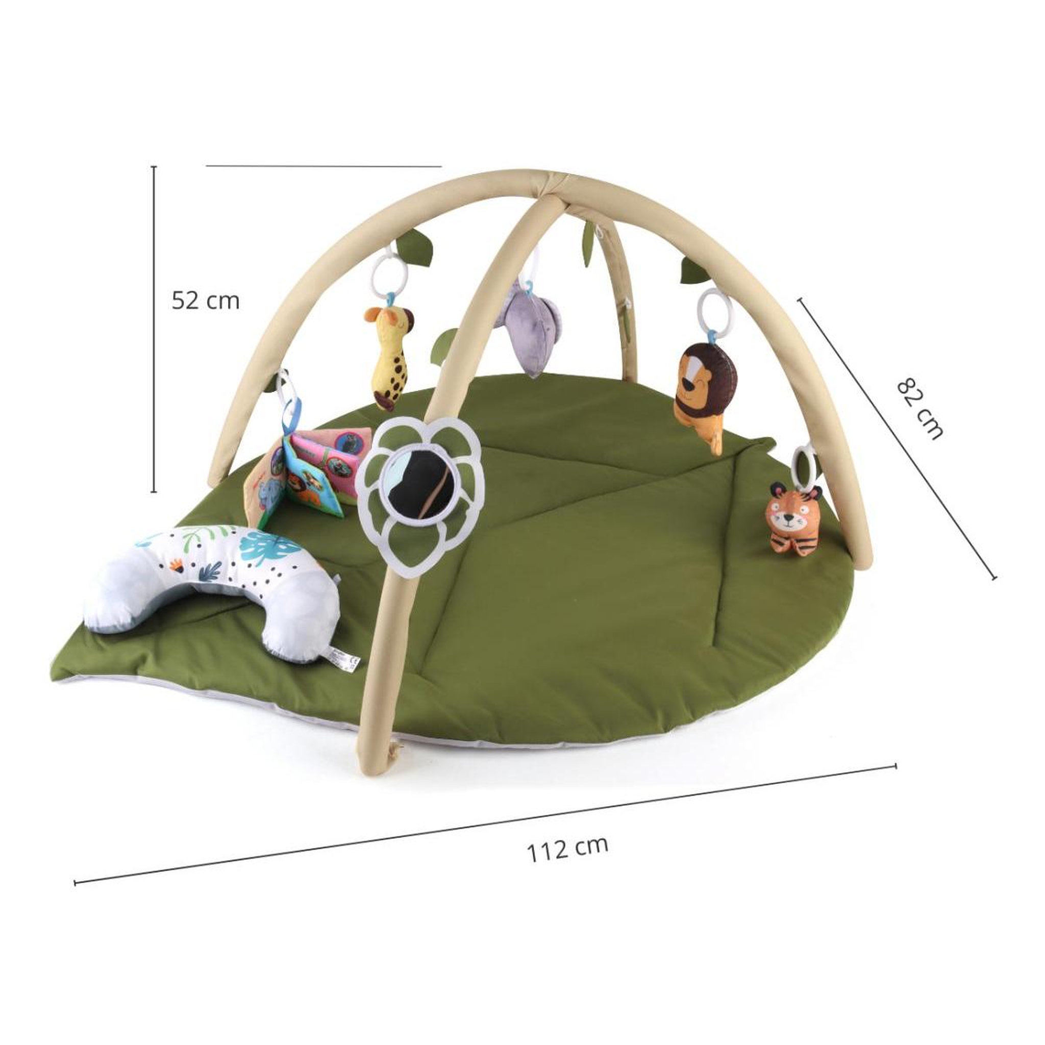 Voir la diapositive 3 : MILLY MALLY Tapis d'éveil TinyMini Forêt de feuilles vertes