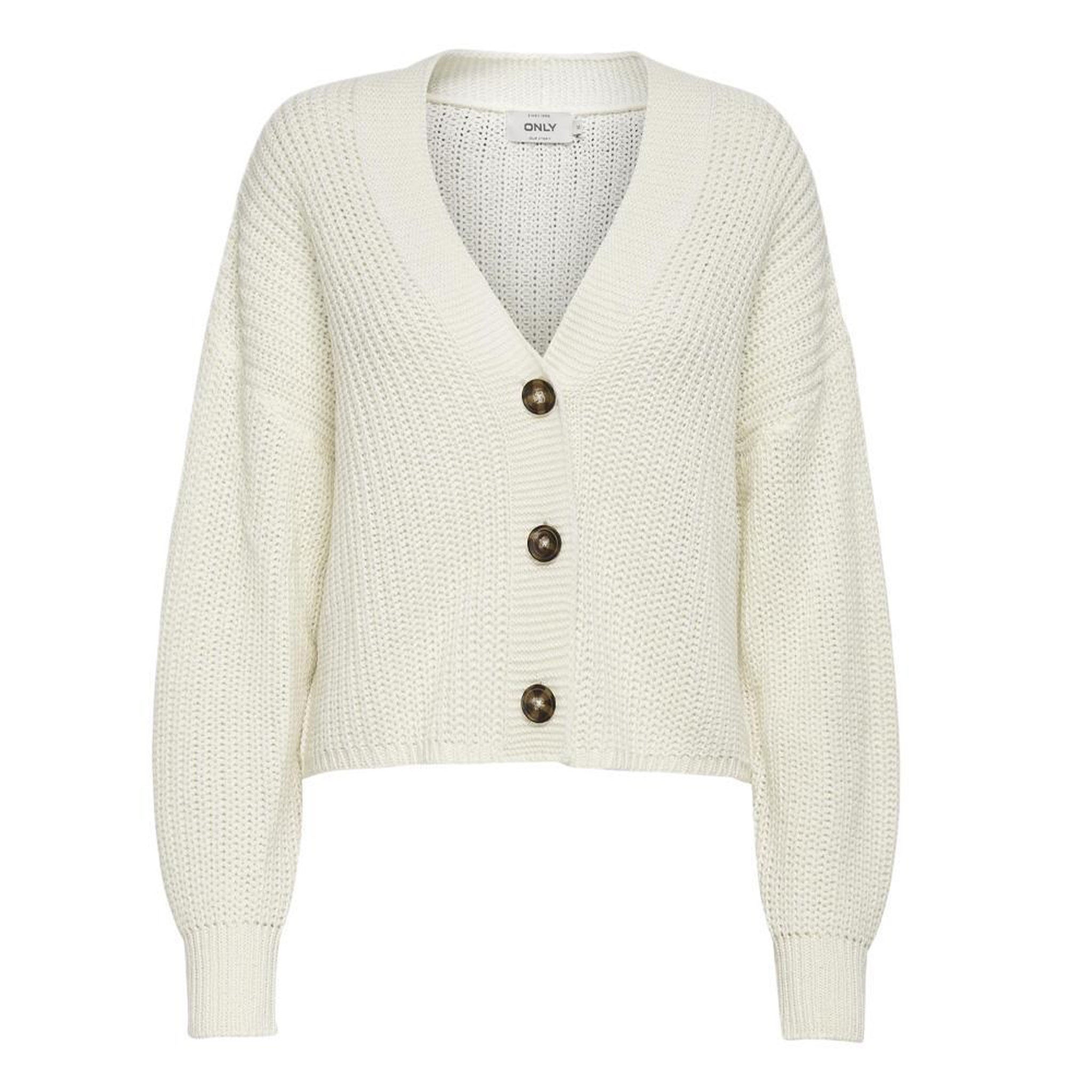Voir la diapositive 3 : Only Gilet Ecru Femme Only Carol