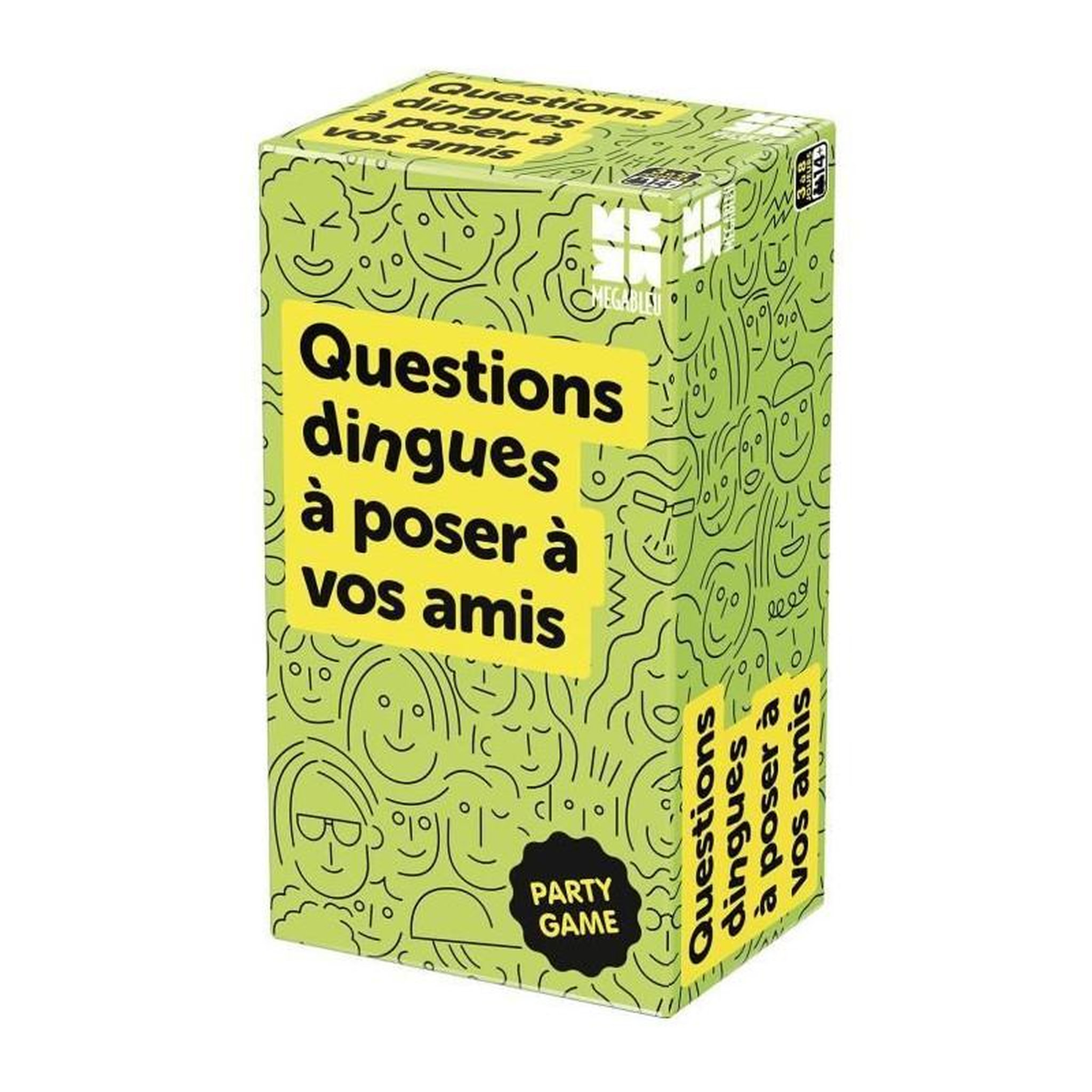 Megableu Questions dingues a poser a vos amis - Jeu d'ambiance - MEGABLEU - Des 14 ans