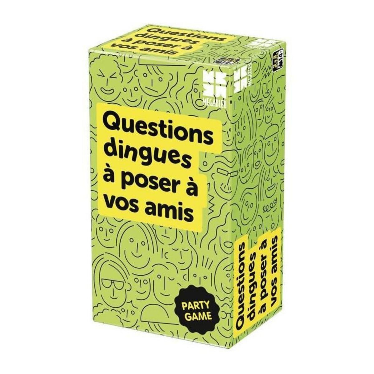 Megableu Questions dingues a poser a vos amis - Jeu d'ambiance - MEGABLEU - Des 14 ans