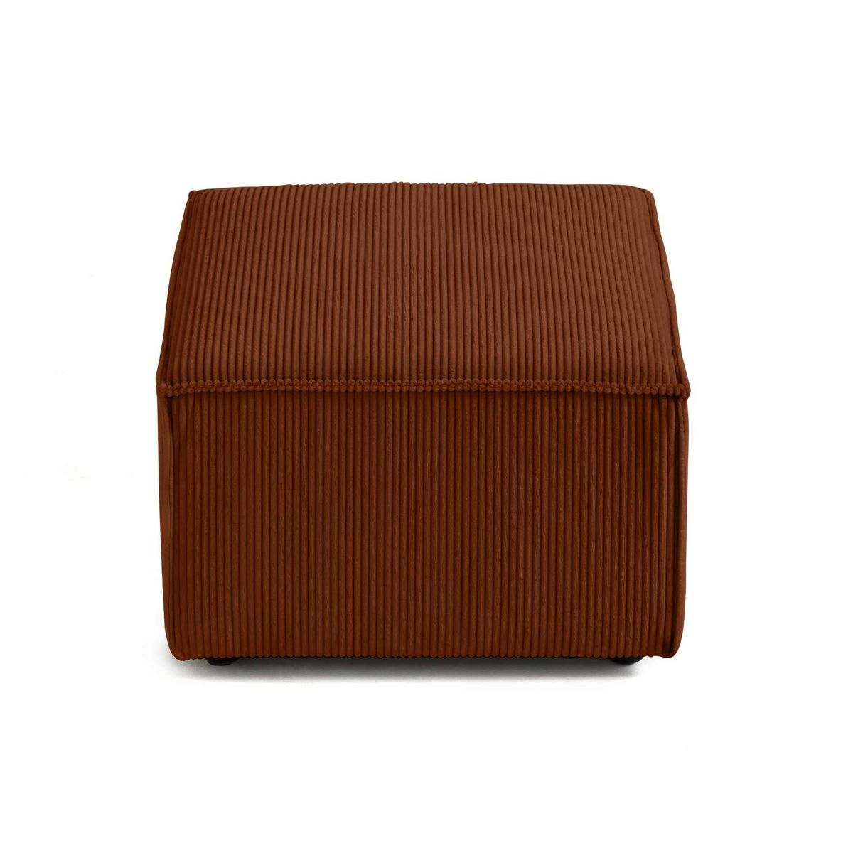 LISA DESIGN Arty - pouf d'appoint - en velours côtelé