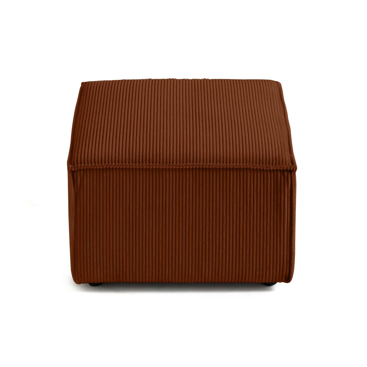 LISA DESIGN Arty - pouf d'appoint - en velours côtelé