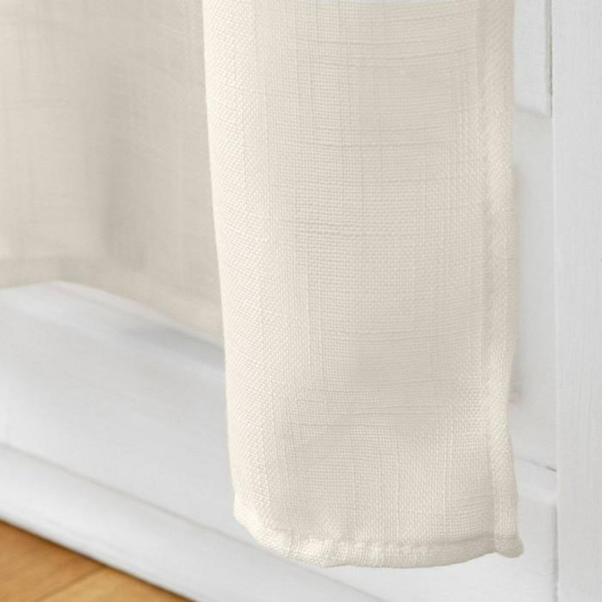 Paris Prix Paire de Voilages Passe-Tringle  Haltona  70x200cm Naturel