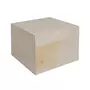 Rayher Boîte en bois avec couvercle, FSC MixCred, 12x12x9cm