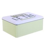 Paris Prix Boîte de Conservation  Ma Boîte à Thé  20cm Vert