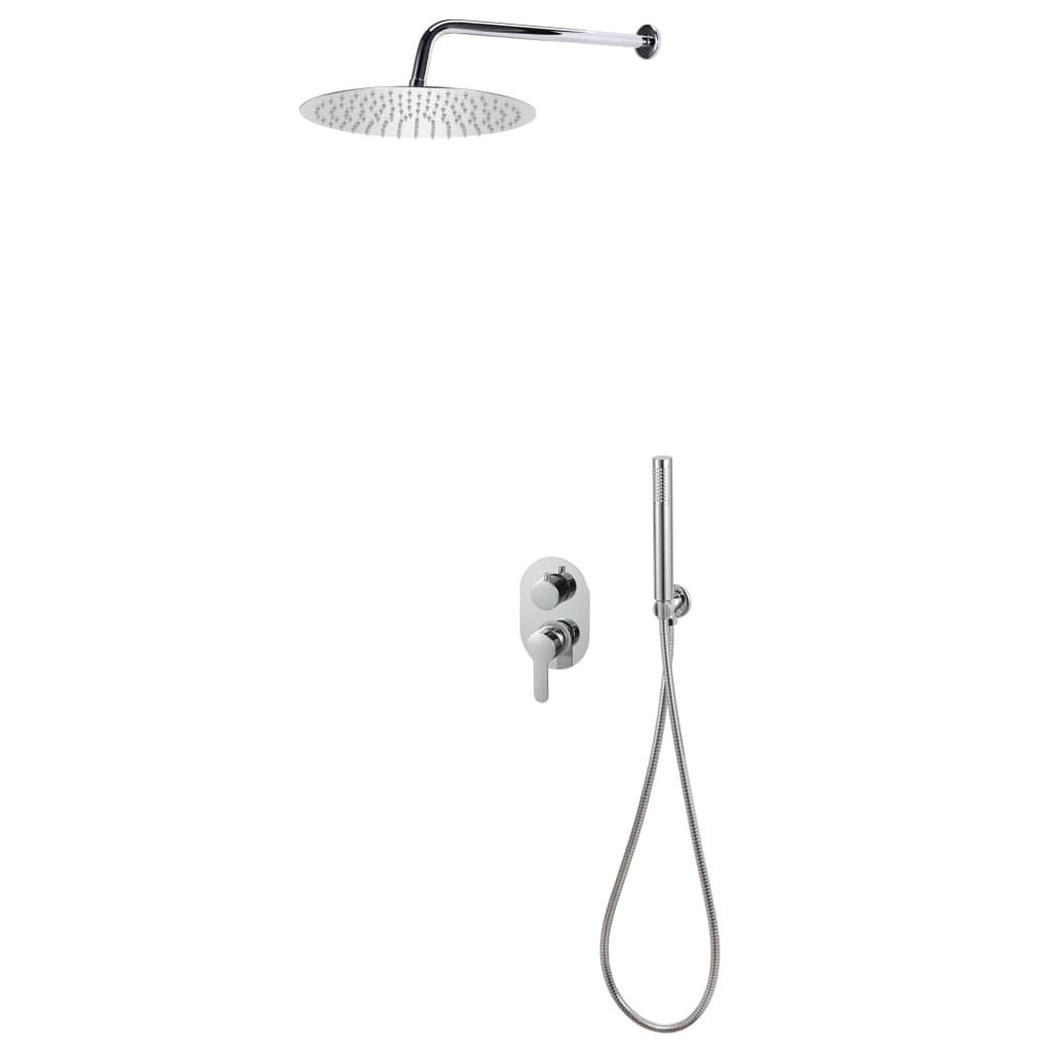 VIDAXL Systeme de douche Acier inoxydable 201 Argente