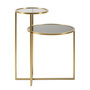 Voir la diapositive 1 : Paris Prix Table d'Appoint Double Plateaux  Level  60cm Or