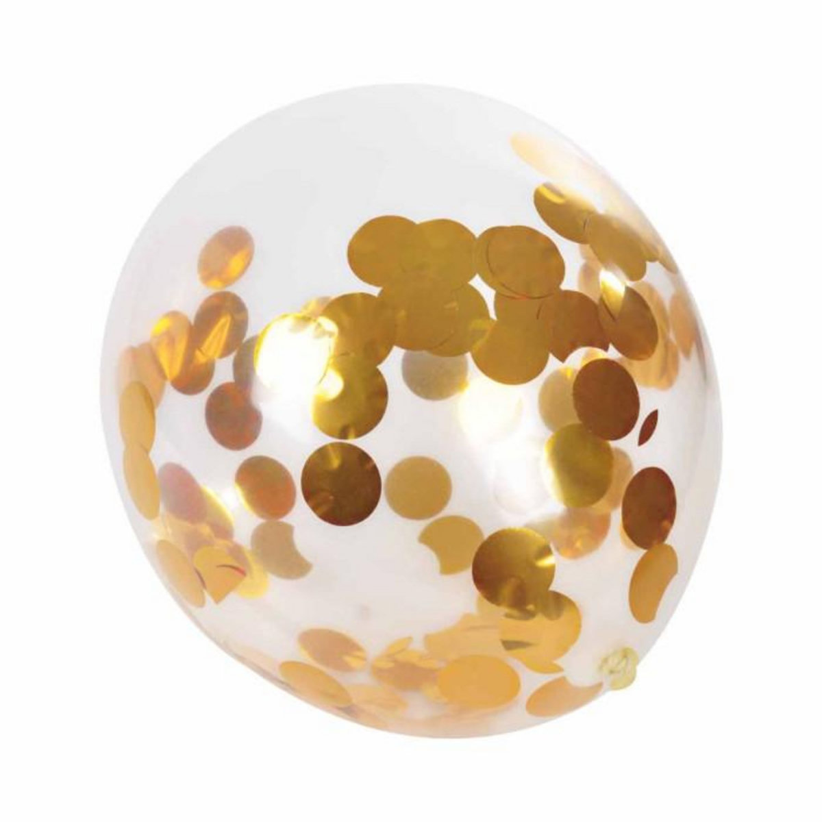 Paris Prix Lot de 6 Ballons Gonflables  Confettis  30cm Or