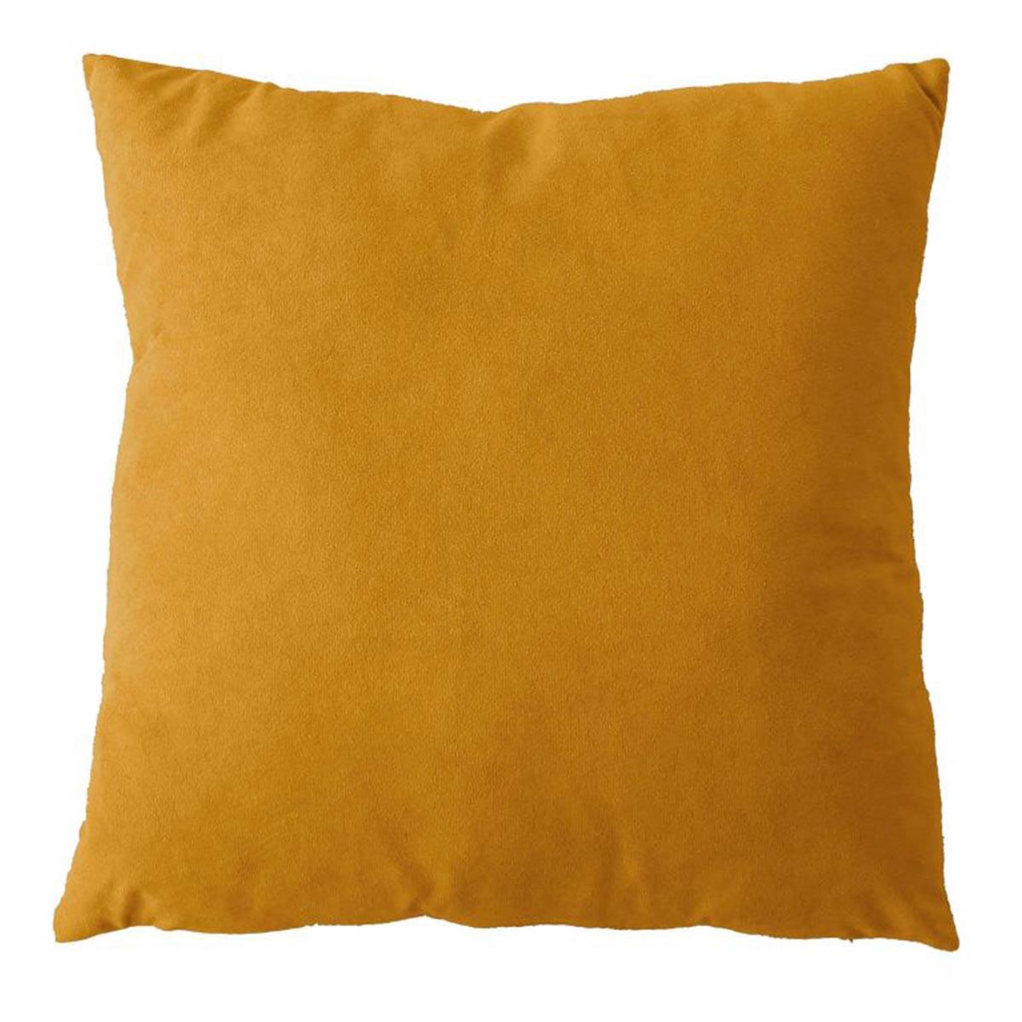 ENJOY HOME Coussin déco en velours  câlin  40x40cm moutarde