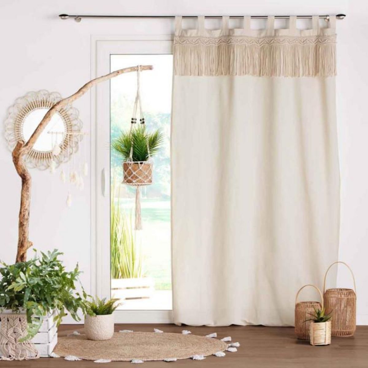 Paris Prix Rideau à Passants  Samaya  140x240cm Naturel