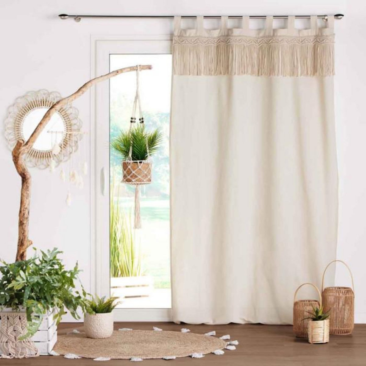 Paris Prix Rideau à Passants  Samaya  140x240cm Naturel