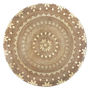 Voir la diapositive 1 : ATMOSPHERA Tapis rond jute vegetale  Shine  diamètre 115 cm Atmosphera