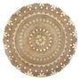 Voir la diapositive 1 : ATMOSPHERA Tapis rond jute vegetale  Shine  diamètre 115 cm Atmosphera