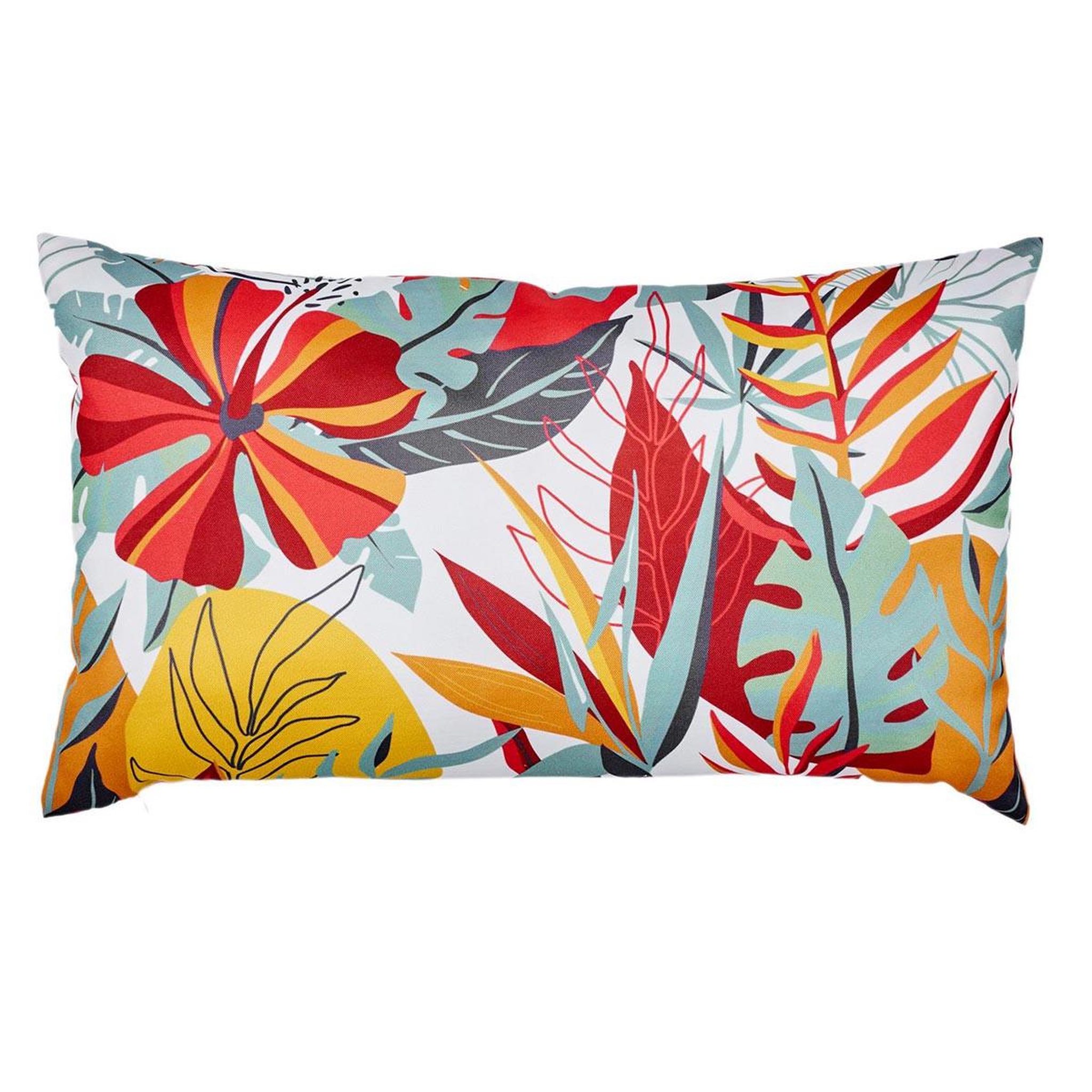 The Home Deco Factory Coussin Déco  Paradis Exotique  30x50cm Multicolore