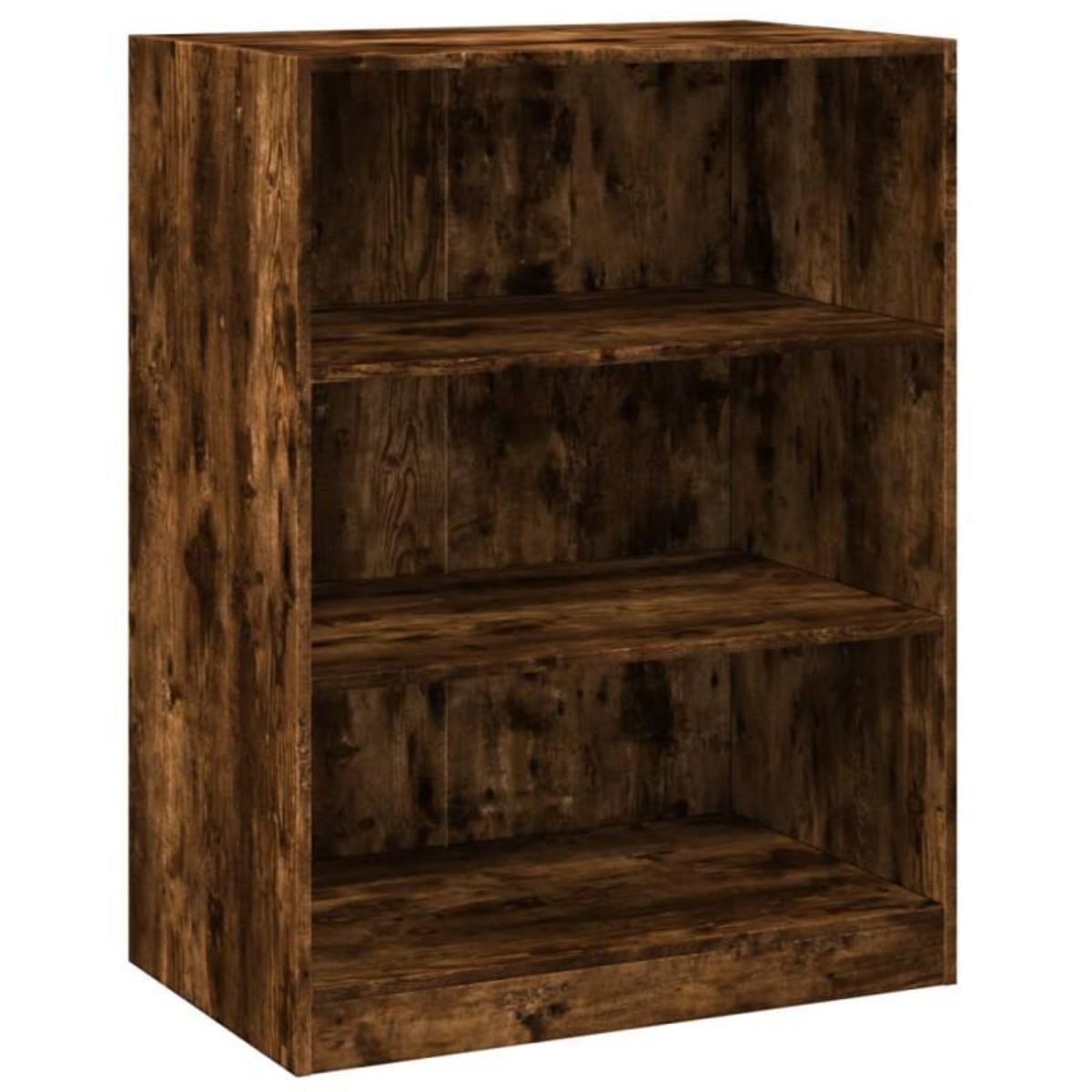 VIDAXL Garde robe chêne fumé 77x48x102 cm bois d ingénierie
