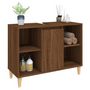 Voir la diapositive 4 : VIDAXL Meuble d évier chêne marron 80x33x60 cm bois d ingénierie