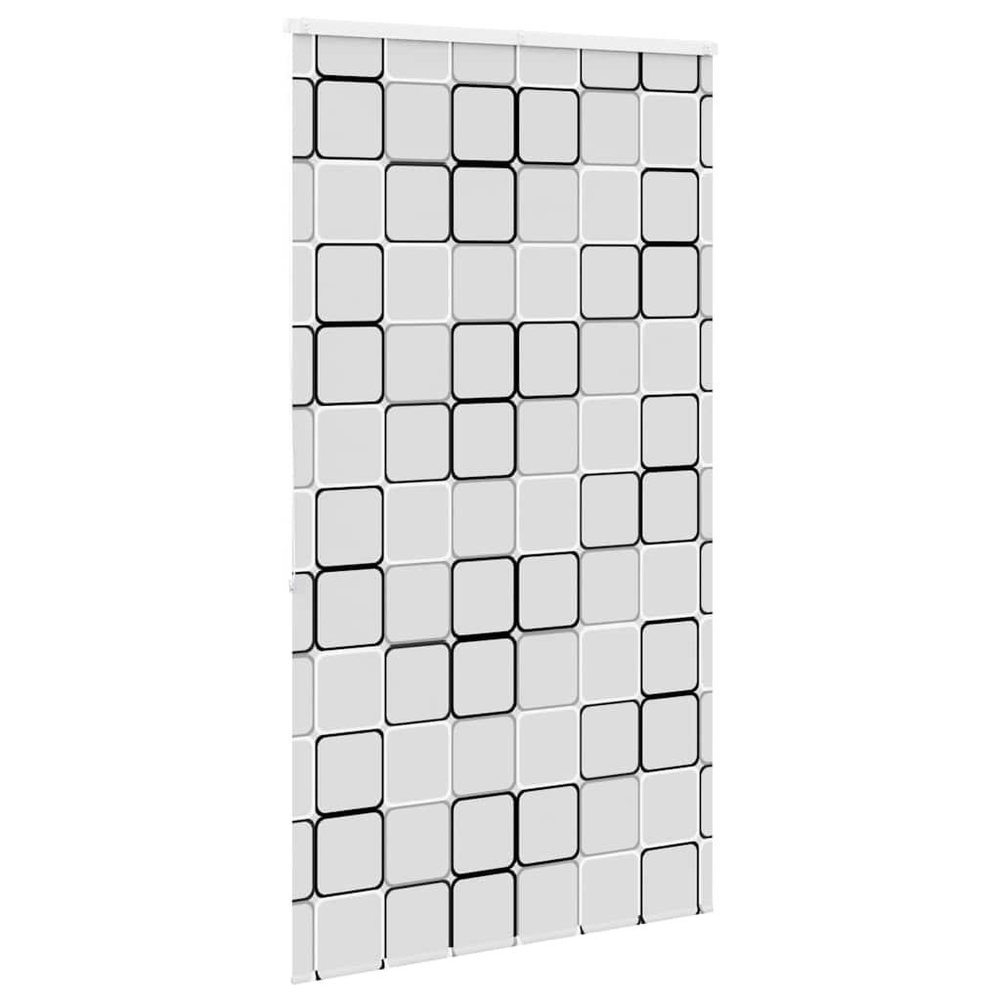 Voir la diapositive 4 : VIDAXL Store enrouleur de douche avec cassette largeur du tissu 116 cm