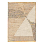 Paris Prix Tableau Tapis en Jute  Patricia  70x100cm Beige