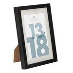 ATMOSPHERA Cadre Photo en Verre  Manu  13x18cm Noir