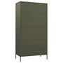 Voir la diapositive 5 : VIDAXL Garde-robe Vert olive 90x50x180 cm Acier