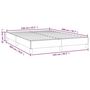 Voir la diapositive 6 : VIDAXL Cadre de lit sans matelas rose 140x200 cm velours
