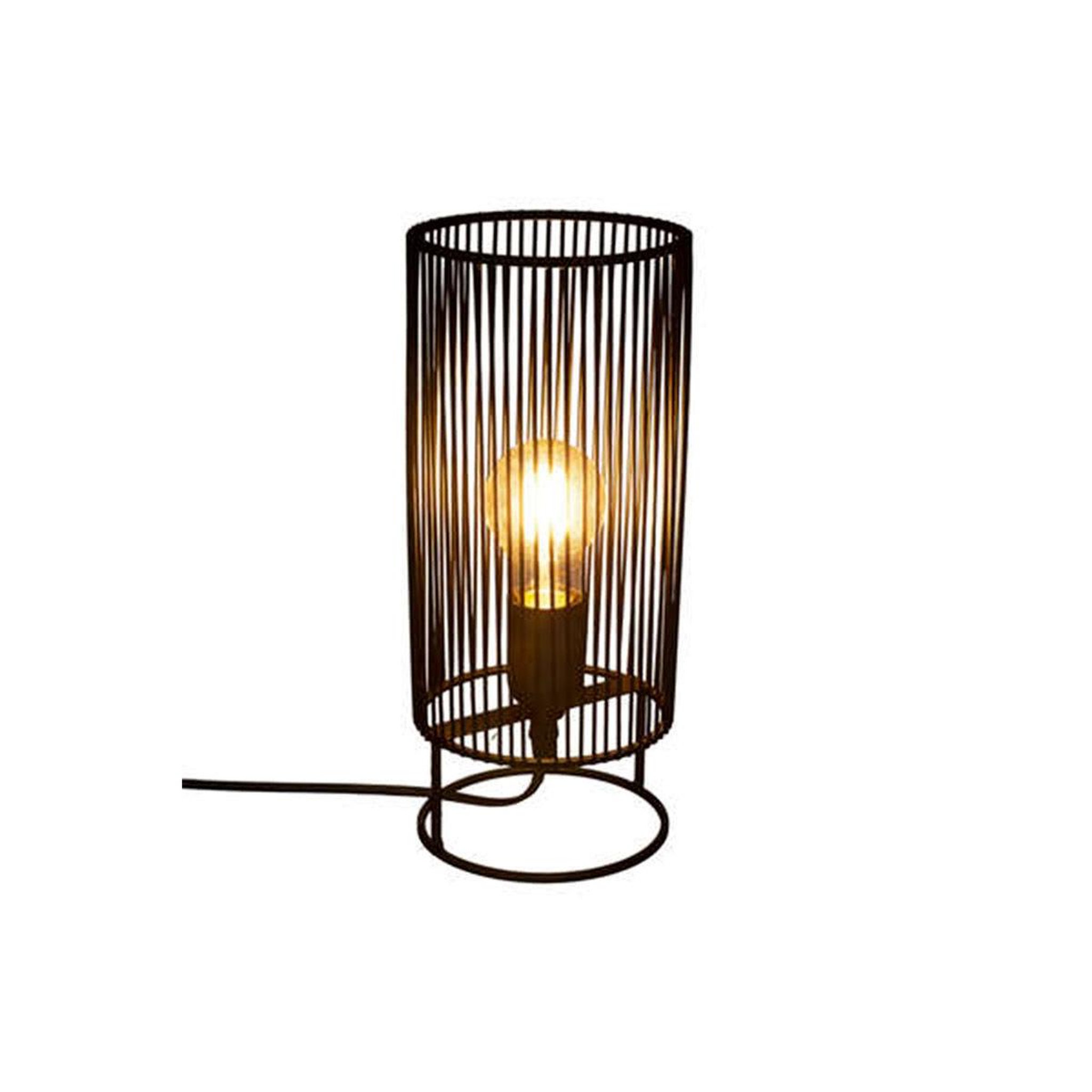 Voir la diapositive 2 : ATMOSPHERA Lampe sur pied design  nora  30cm noir