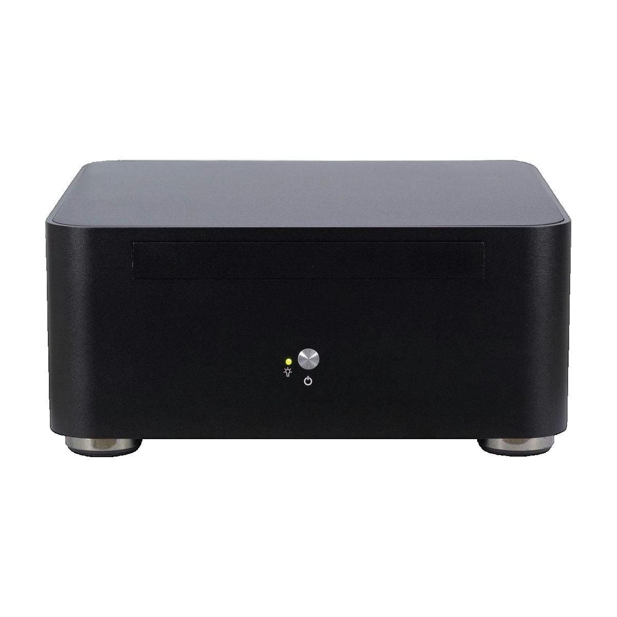 Voir la diapositive 2 : TECH-IT Boîtier inter-tech ITX A80S noir aluminium compact