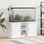 Voir la diapositive 1 : VIDAXL Support pour aquarium blanc 121x41x58 cm bois d ingénierie