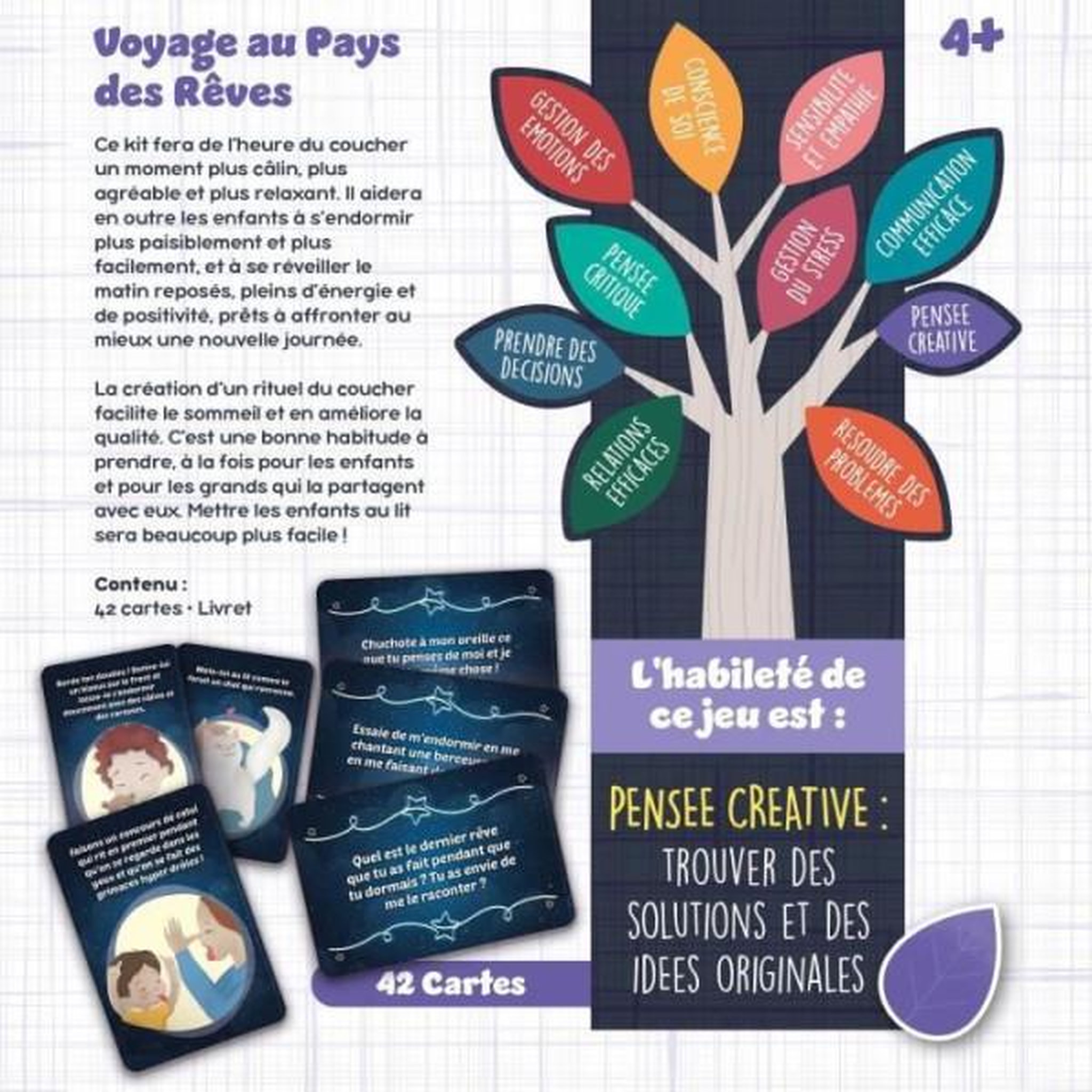 Voir la diapositive 4 : LISCIANI GIOCHI Jeu de cartes pour une bonne nuit - Jeu Éducatif - LIFE SKILLS - Cartes illustrées