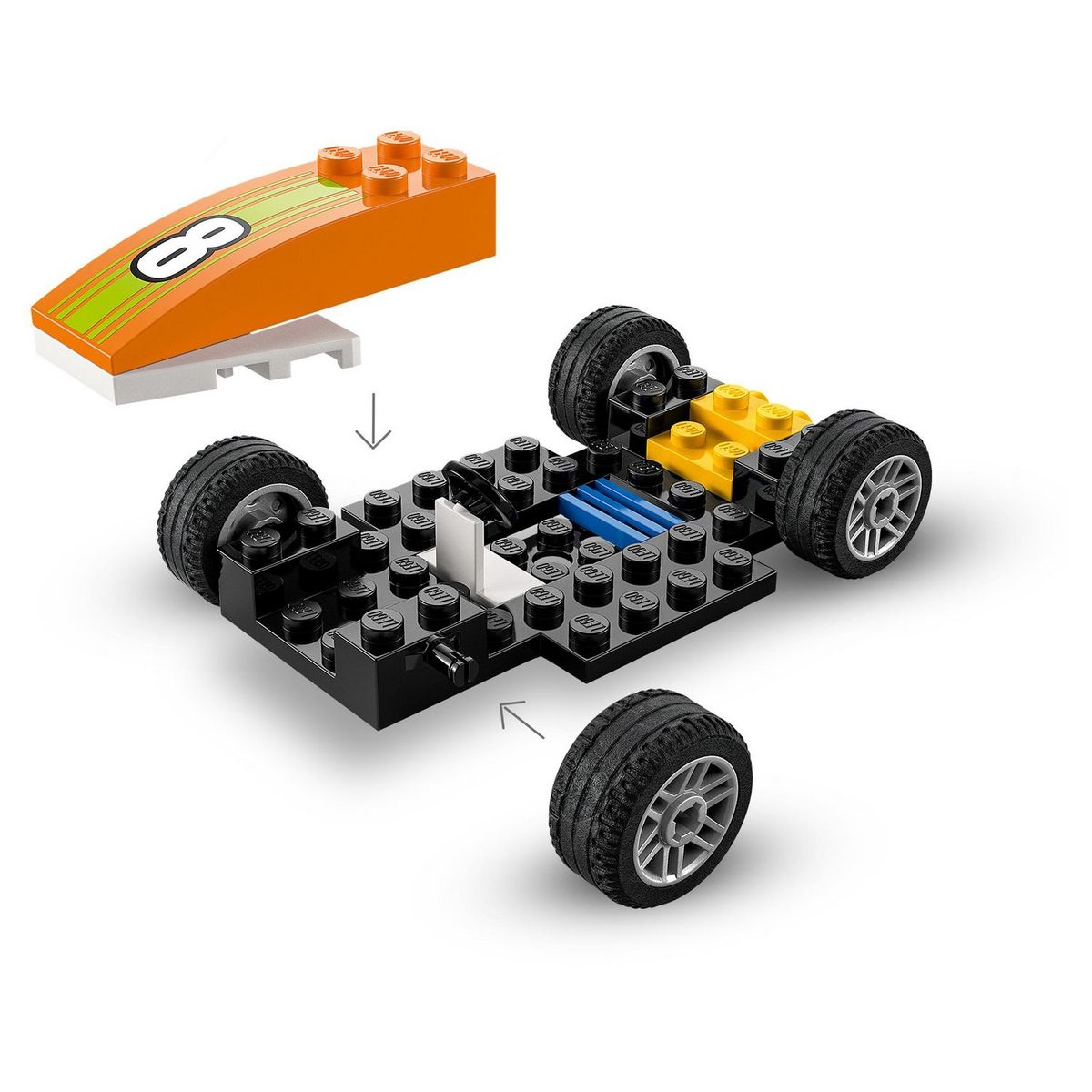 LEGO City 60322 - La voiture de course 