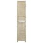 Voir la diapositive 3 : VIDAXL Cloison de separation 3 panneaux 105x165 cm Bois de Paulownia