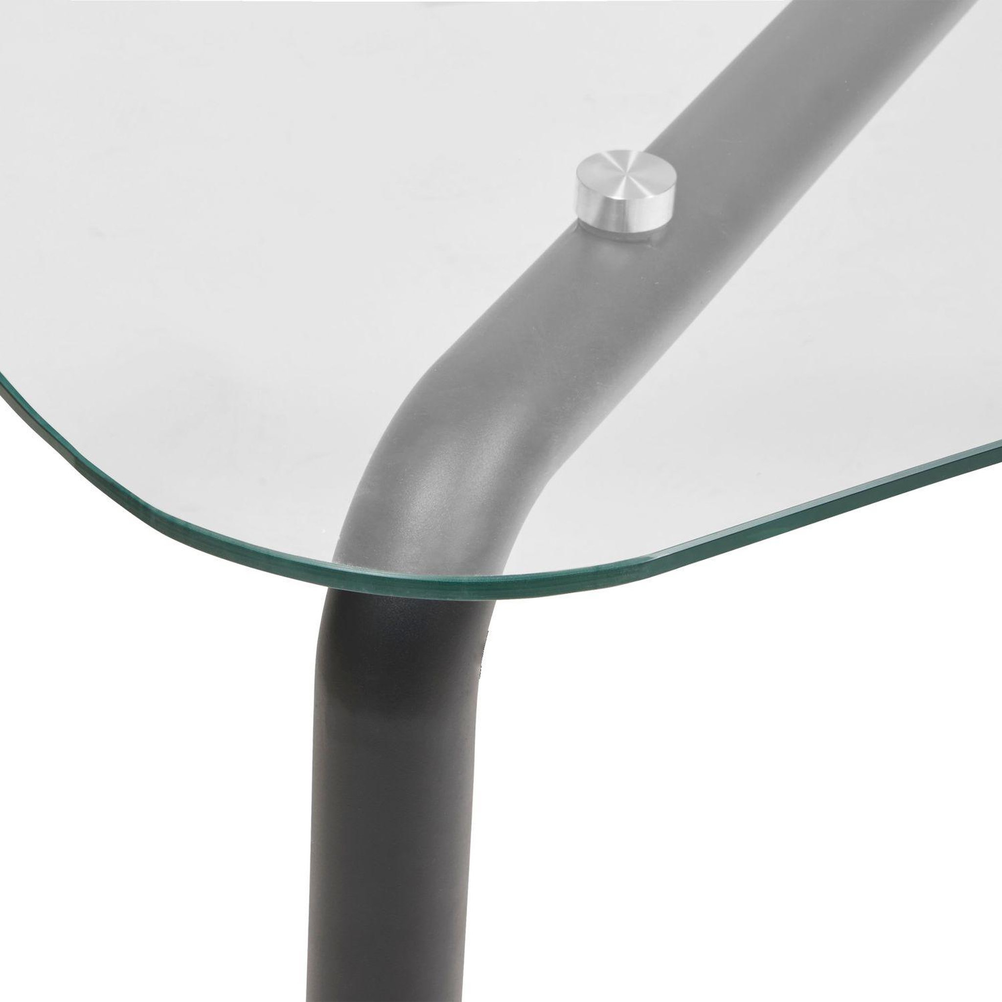 Voir la diapositive 3 : ATMOSPHERA Table à manger en verre pour 6 personnes hecate - noir