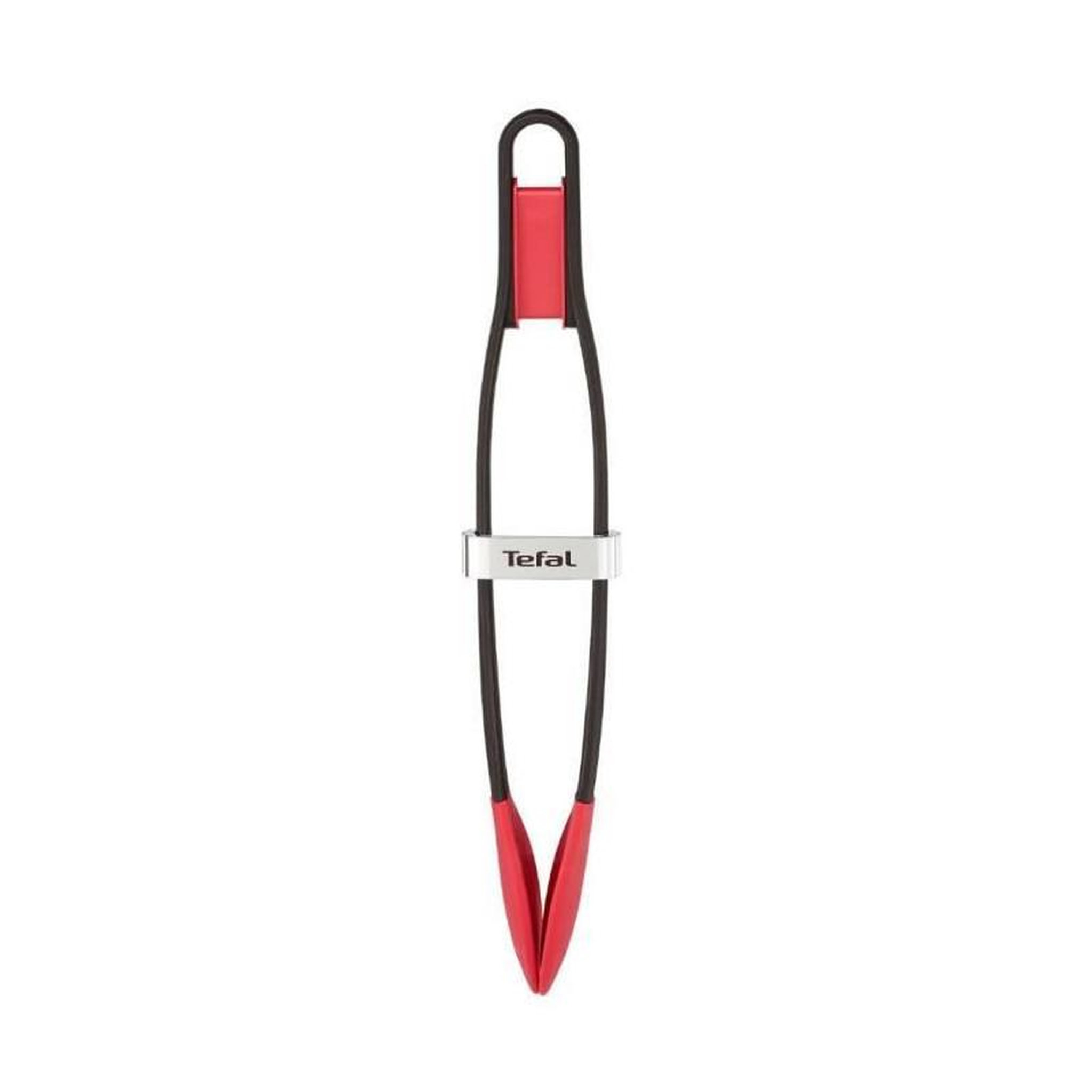 Voir la diapositive 2 : TEFAL TEFAL INGENIO Pince a aliments K2060714 noir et rouge