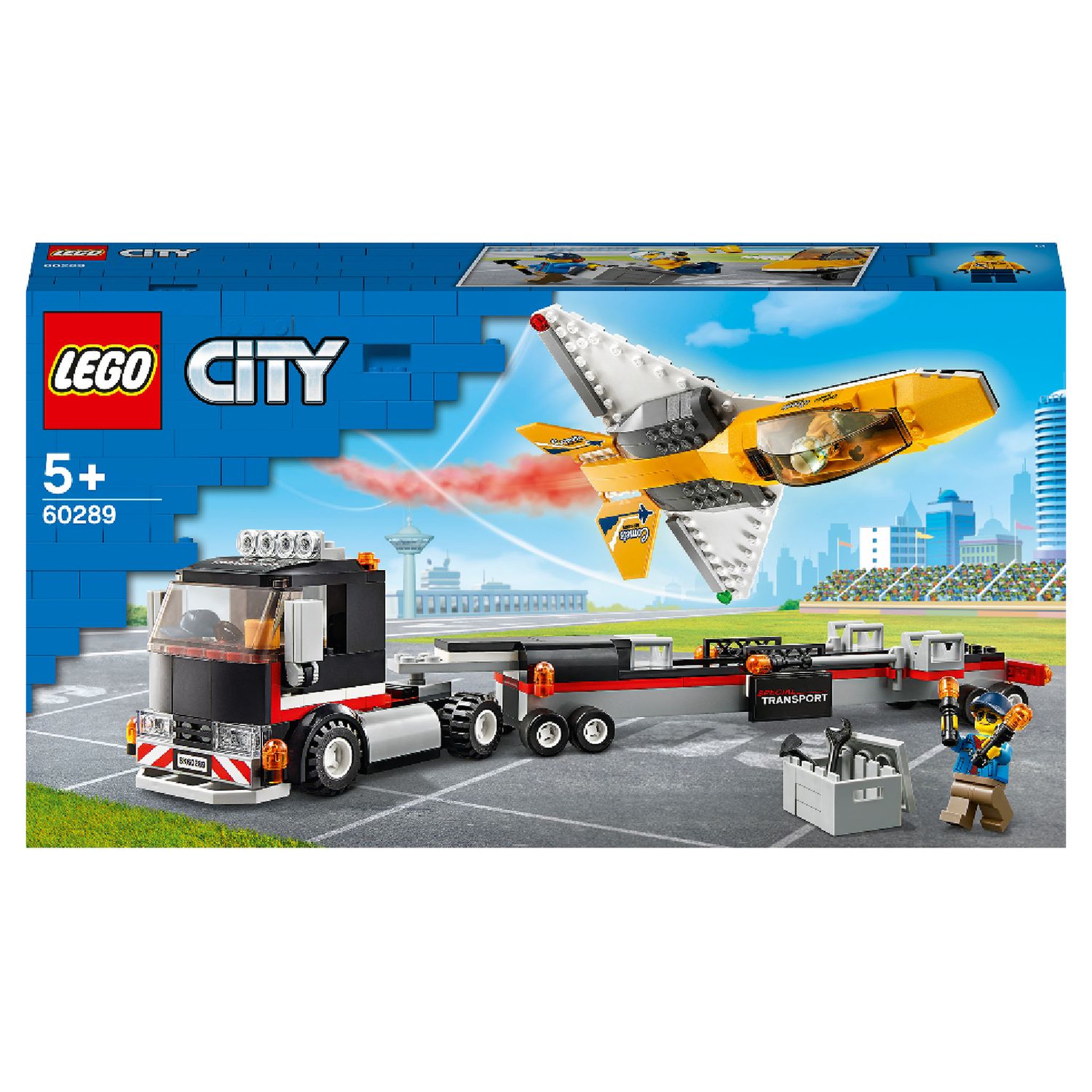 Voir la diapositive 1 : LEGO City 60289 Le transport d'avion de voltige