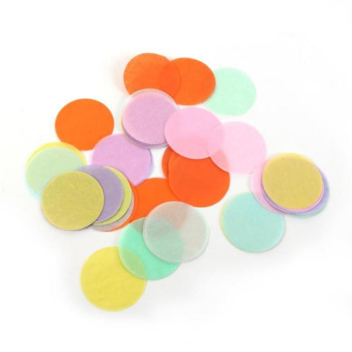 Paris Prix Lot de 200 Confettis  Ronds  5cm Multicolore