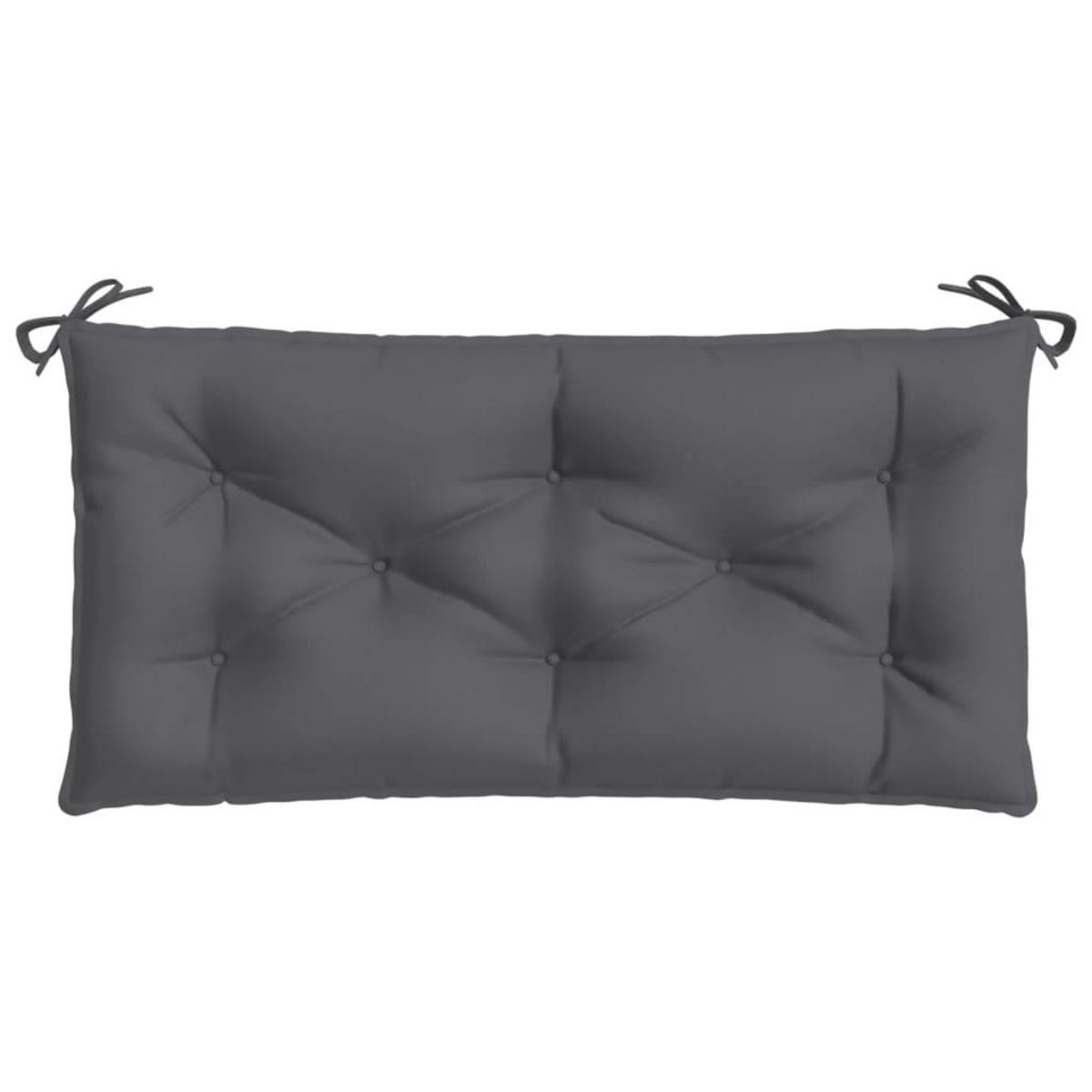 VIDAXL Coussin de banc de jardin anthracite 100x50x7 cm tissu oxford