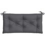Voir la diapositive 4 : VIDAXL Coussin de banc de jardin anthracite 100x50x7 cm tissu oxford