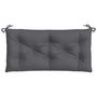 Voir la diapositive 4 : VIDAXL Coussin de banc de jardin anthracite 100x50x7 cm tissu oxford