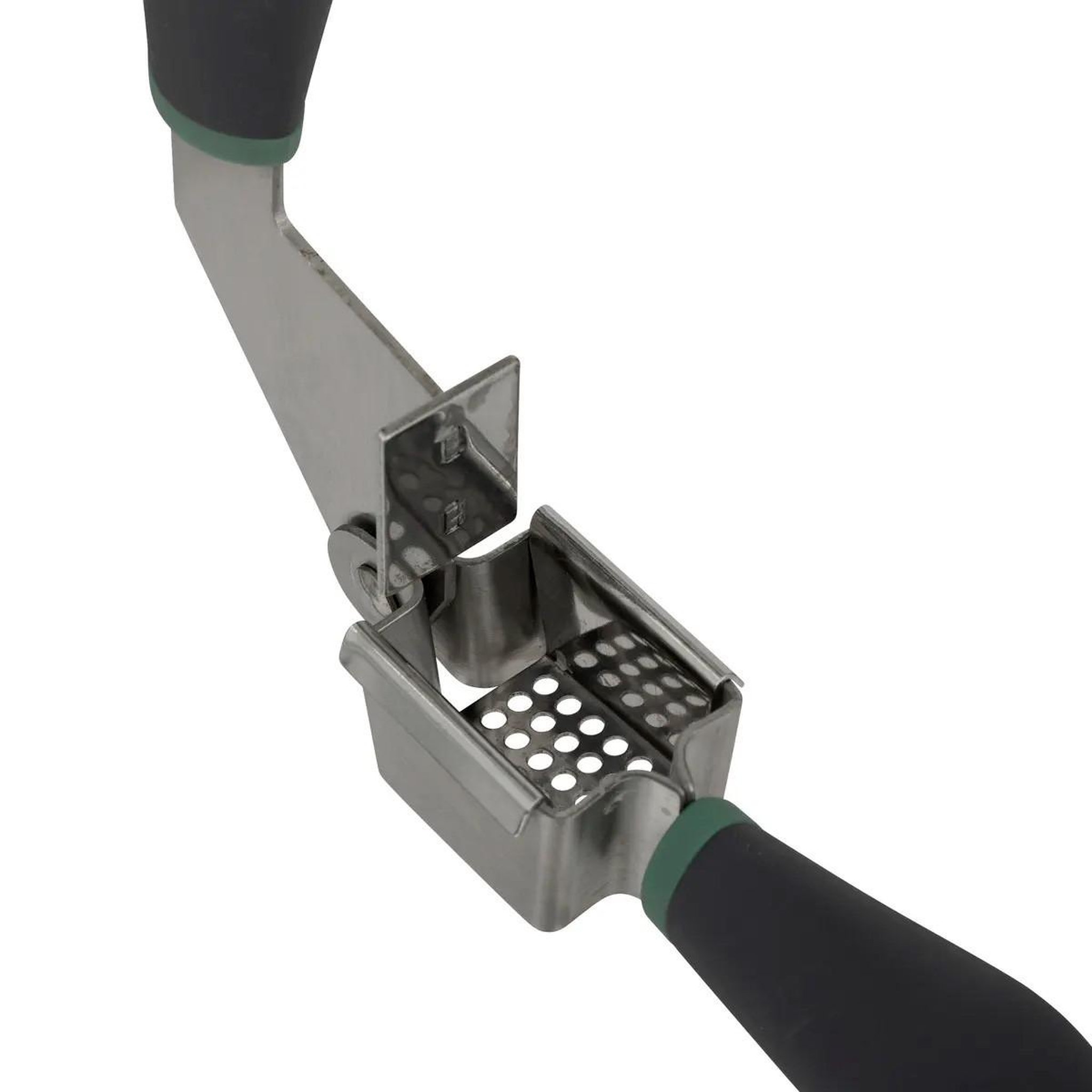 Voir la diapositive 2 : FIVE Presse-ail en inox  néo 2  20cm gris
