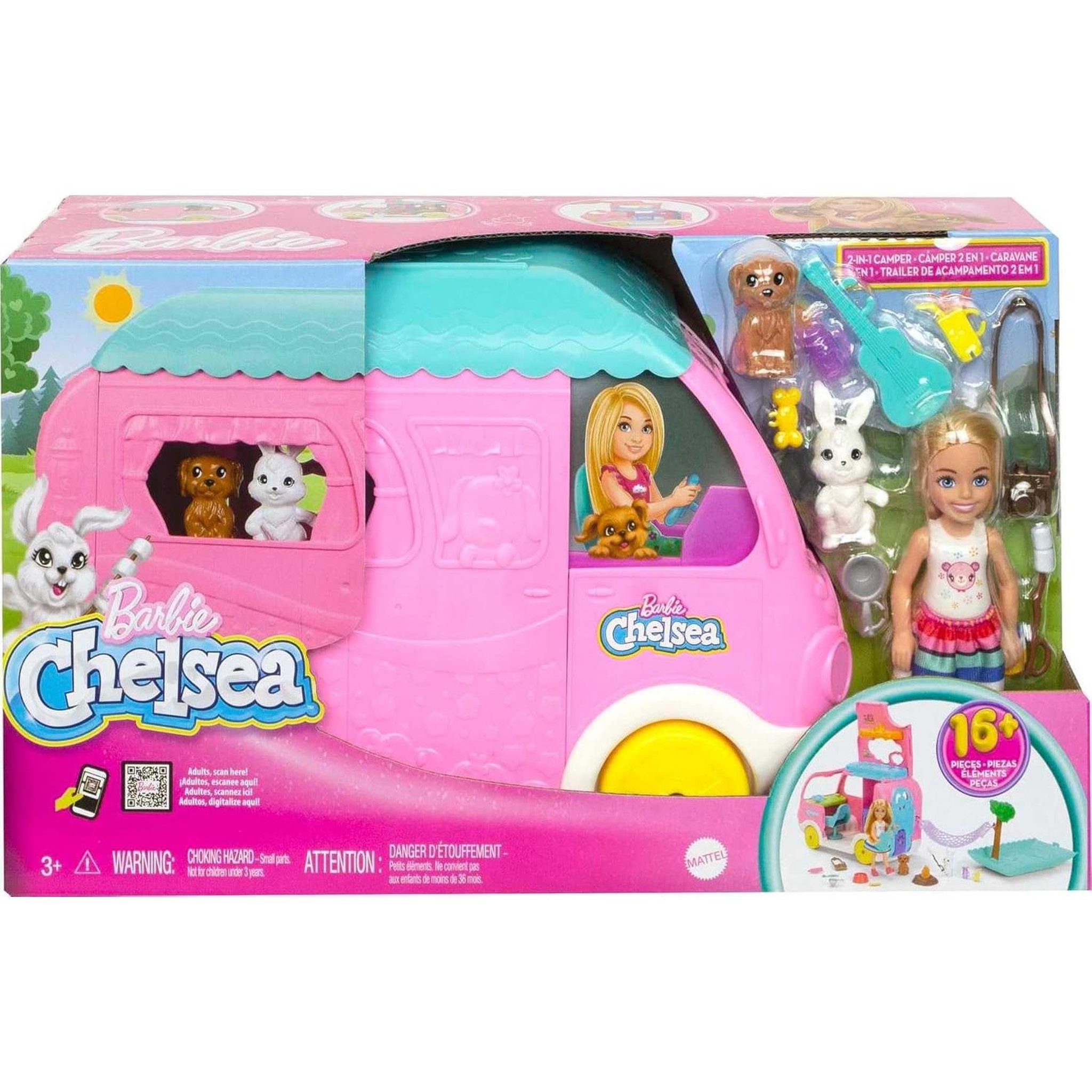MATTEL Barbie - Coffret Barbie Camping-Car De Chelsea