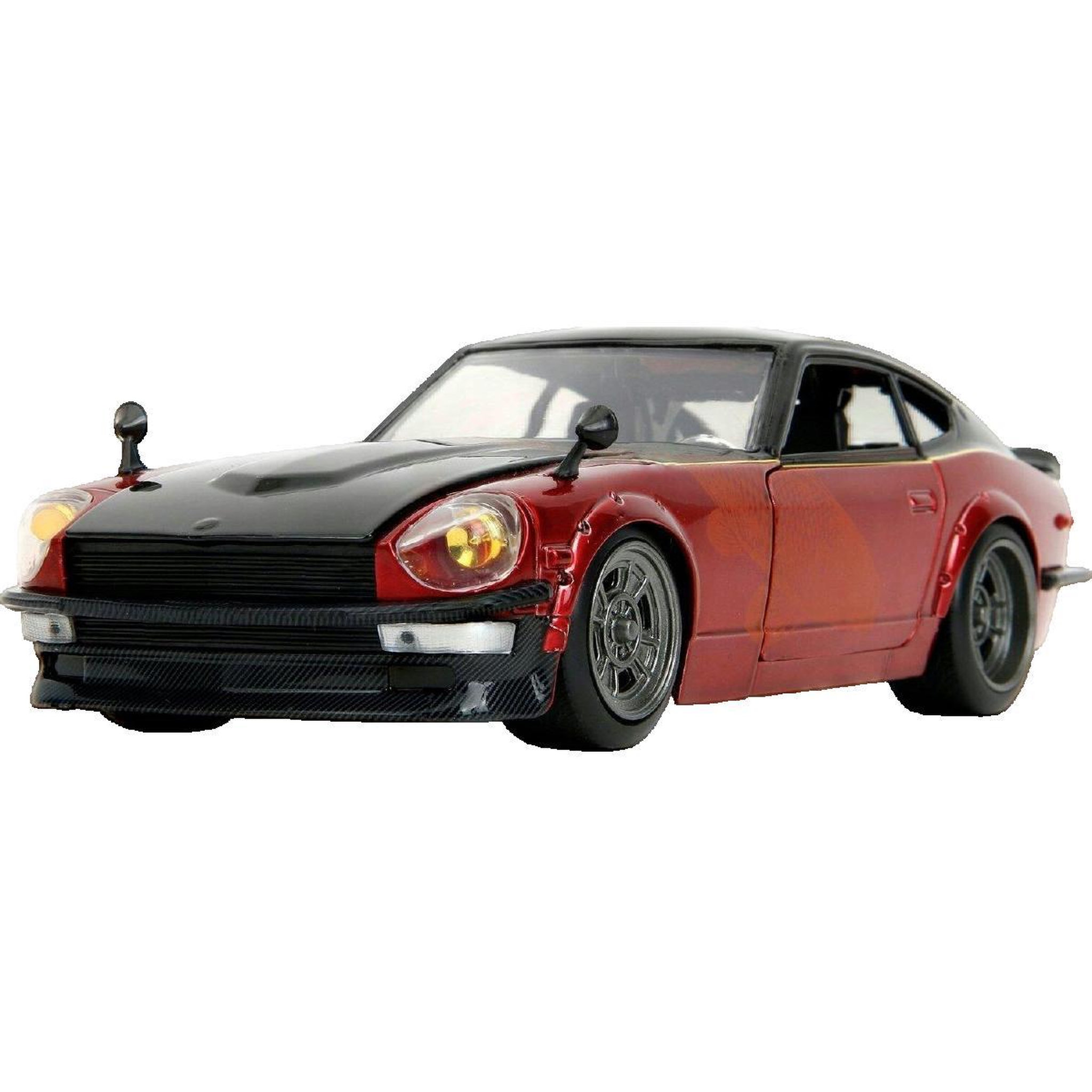 Voir la diapositive 3 : JADA Modèle réduit Jada Datsun F10 rouge et noir