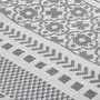 Voir la diapositive 4 : VIDAXL Tapis Gris et blanc 160x230 cm Coton