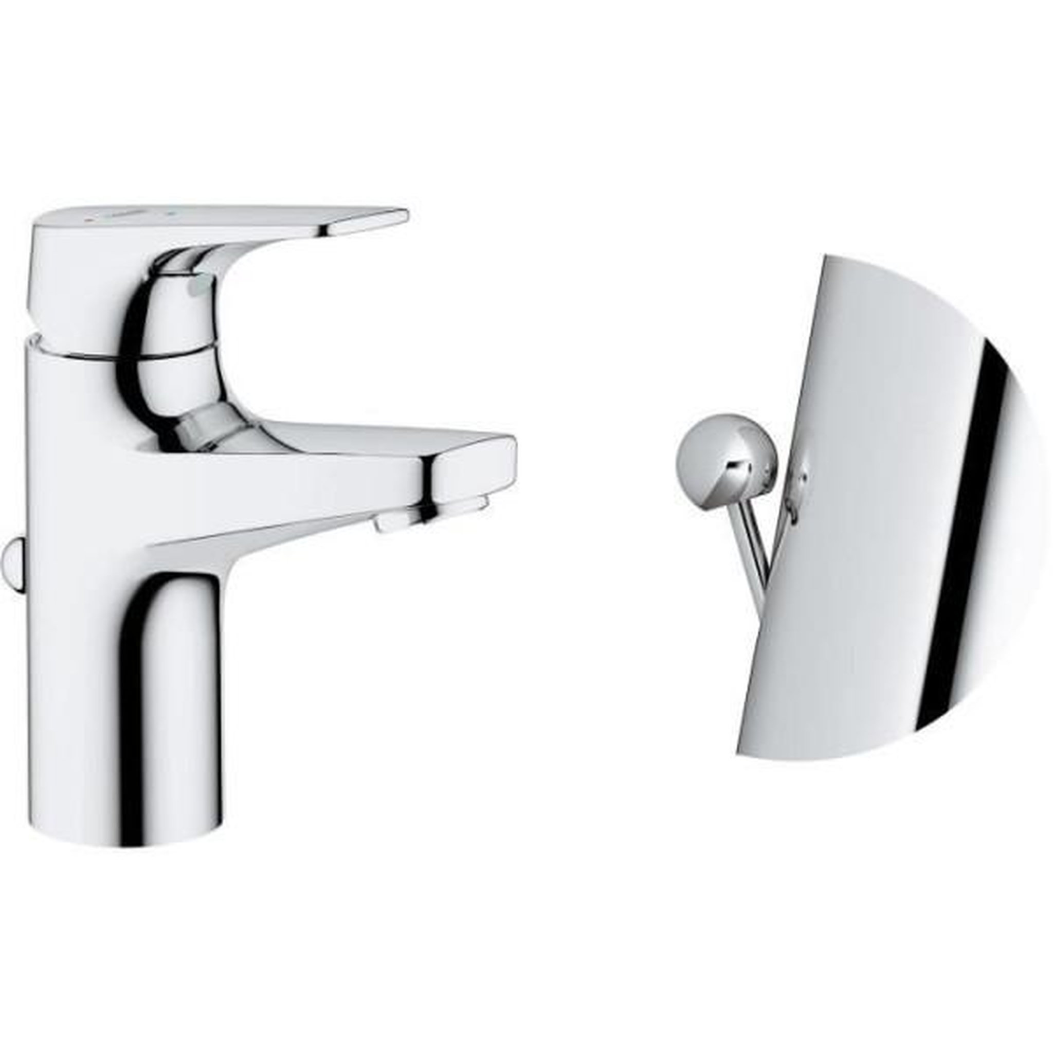 Voir la diapositive 5 : Grohe Grohe mitigeur monocommande lavabo taille s start flow chromé 23769000